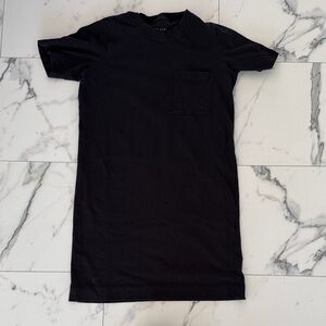 Everlane Black Organic Cotton Weekend Tee Dress
